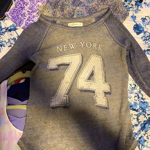 abercrombie and fitch long sleeve!